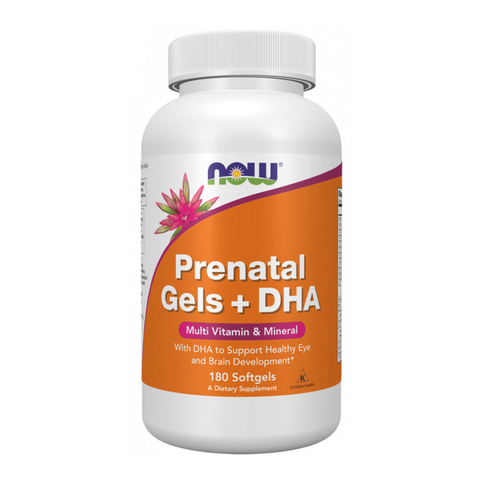 Prenatal Gels + DHA - 180 softgels — офіційна ціна та характеристики