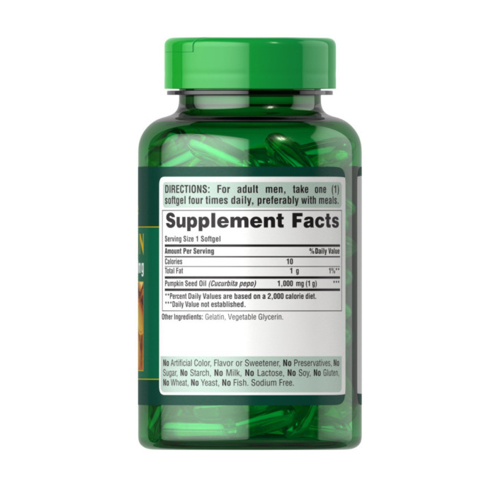Pumpkin Seed oil 1000mg - 100 softgels