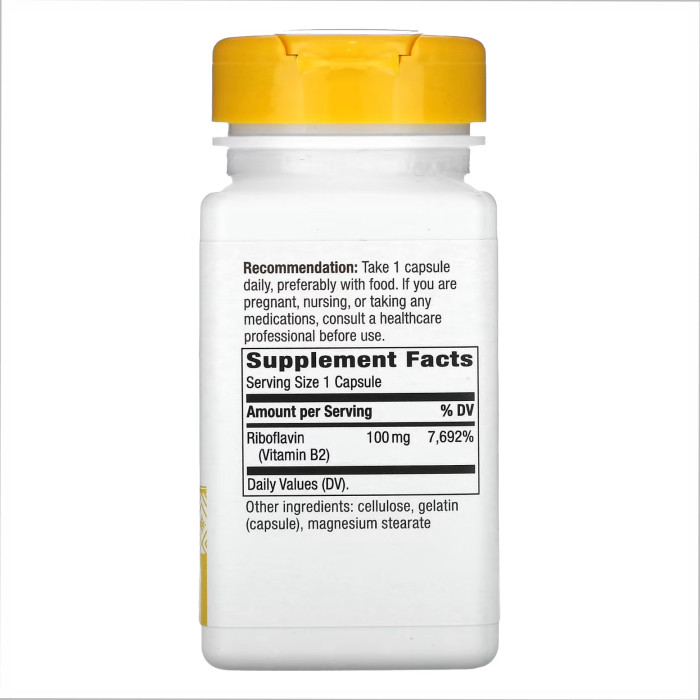 Riboflavin Vitamin B2 - 100 caps — офіційна ціна та характеристики