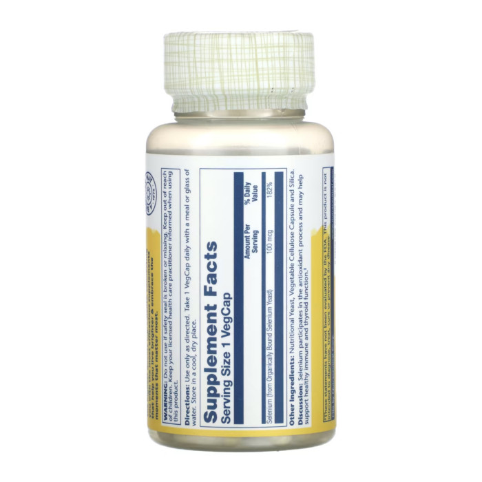 Selenium 100mcg - 100 caps — офіційна ціна та характеристики
