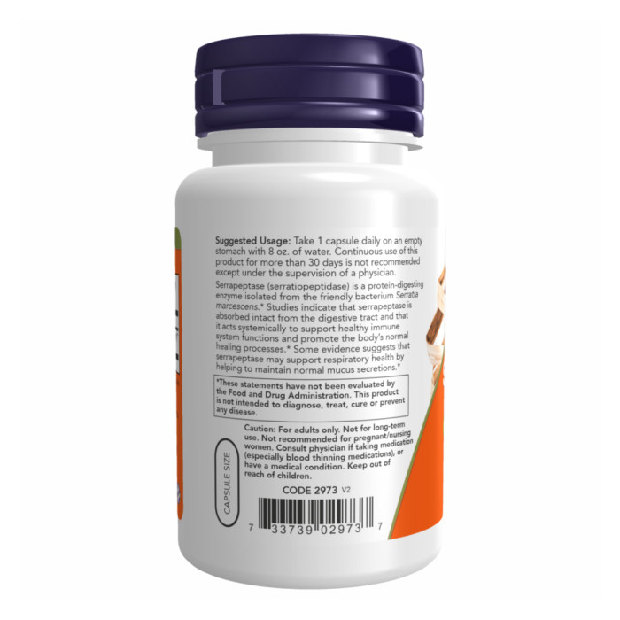 Serrapeptase 60,000 Units - 60 vcaps — офіційна ціна та характеристики