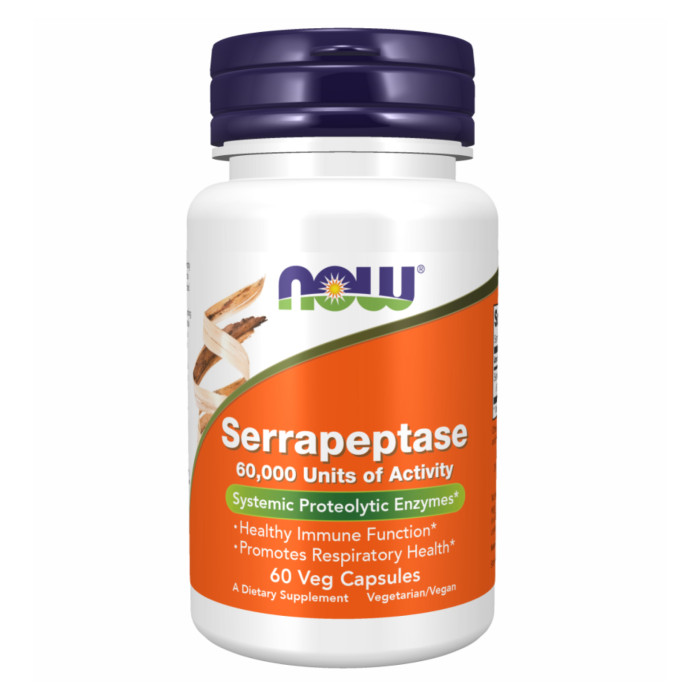Serrapeptase 60,000 Units - 60 vcaps — офіційна ціна та характеристики