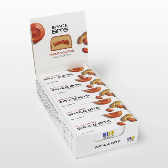 Space Bite - 10x45g Peanut Caramel — офіційна ціна та характеристики