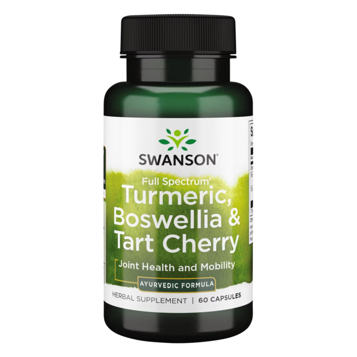 Turmeric Boswellia Tart Cherry - 60caps — офіційна ціна та характеристики