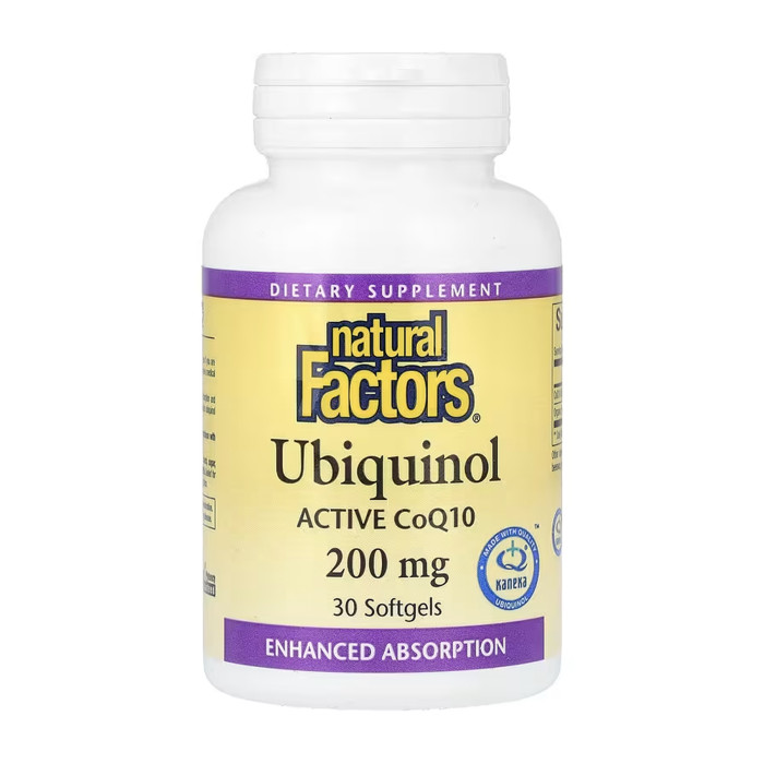 Ubiquinol CoQ10 200mg - 30 softgels — офіційна ціна та характеристики