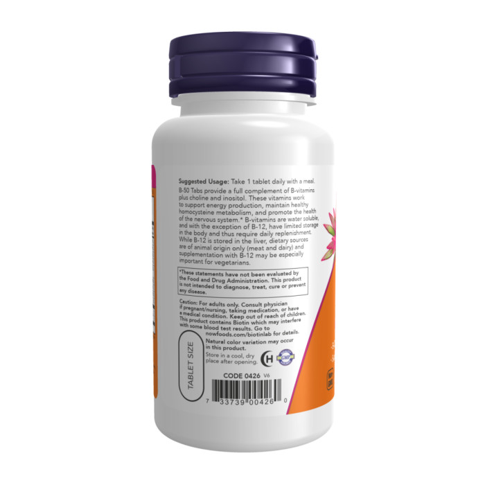 Vitamin B-50 - 250 tabs — офіційна ціна та характеристики