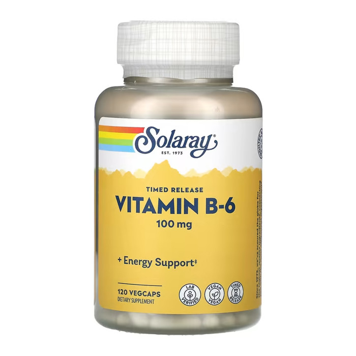 Vitamin B-6 100mg - 120 vcaps — офіційна ціна та характеристики