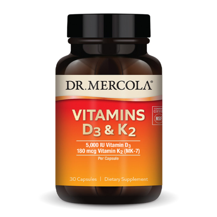 Vitamins D3 & K2 - 30 caps — офіційна ціна та характеристики