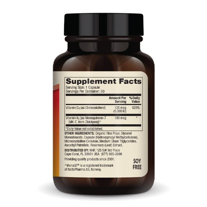 Vitamins D3 & K2 - 30 caps — офіційна ціна та характеристики