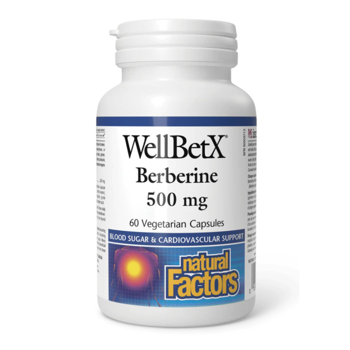 WellBetX Berberine 500mg - 60 vcaps — офіційна ціна та характеристики