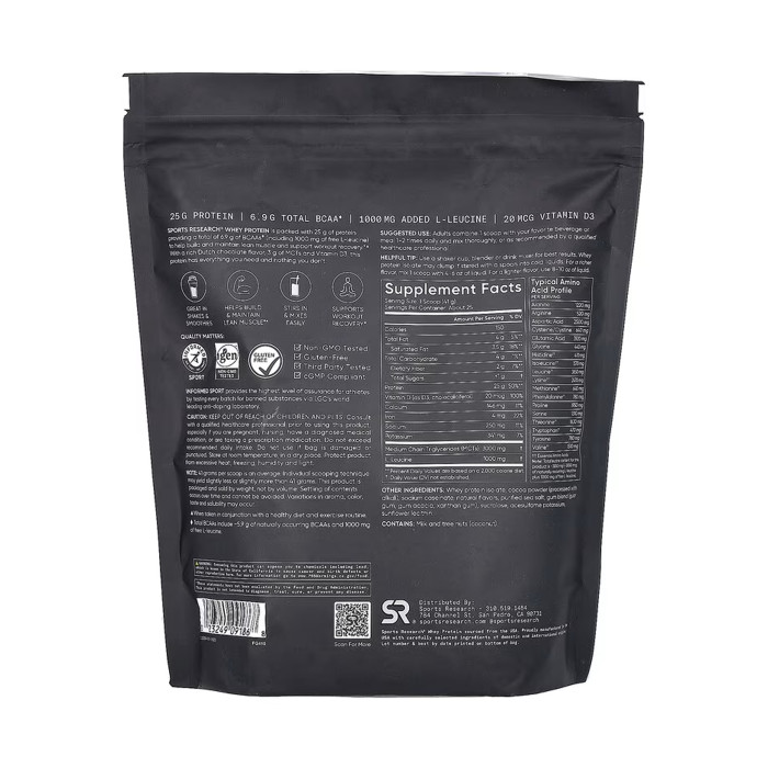 Whey Protein Isolate - 1030g Chocolate (Пошкоджена етикетка)