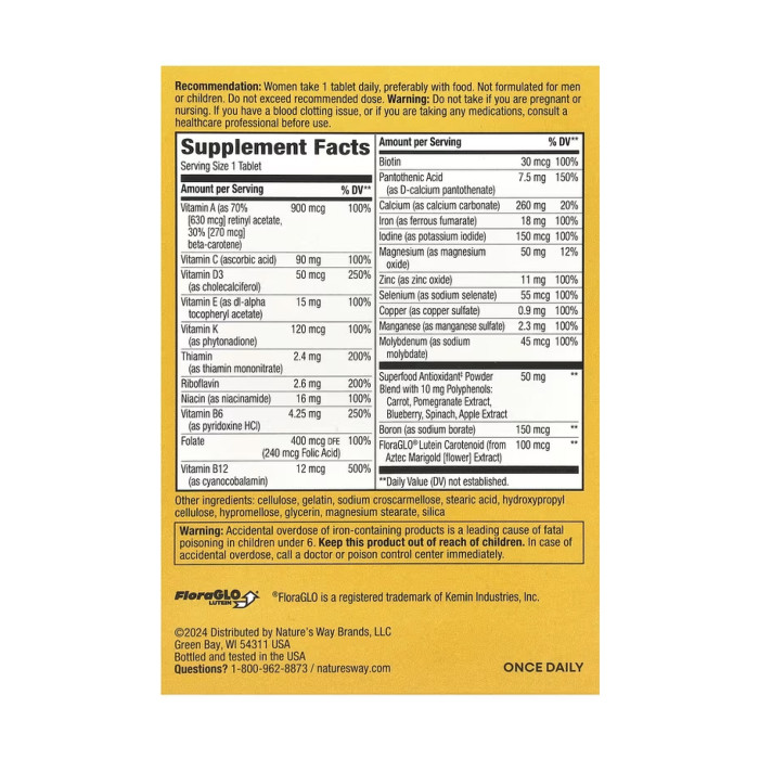 Women's Complete Multivitamin - 50 tabs (Пошкоджена упаковка)