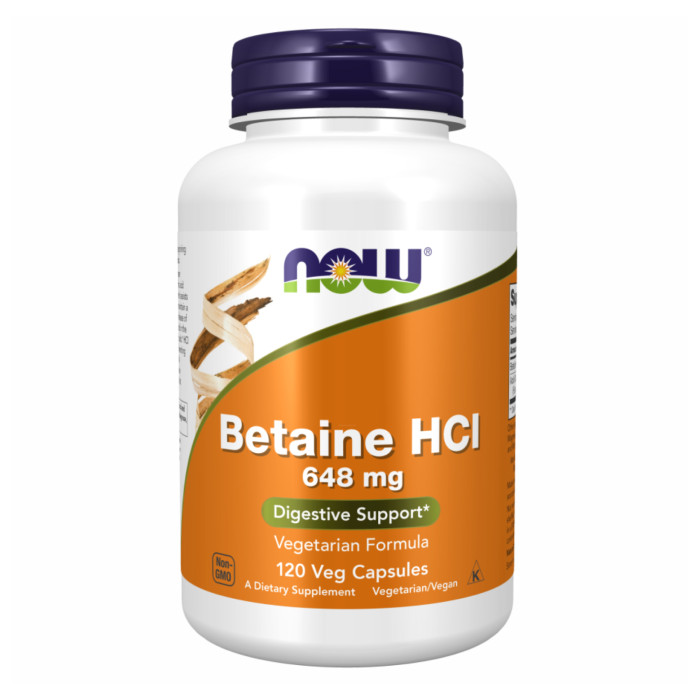 Betaine HCI 648mg - 120vcaps — офіційна ціна та характеристики