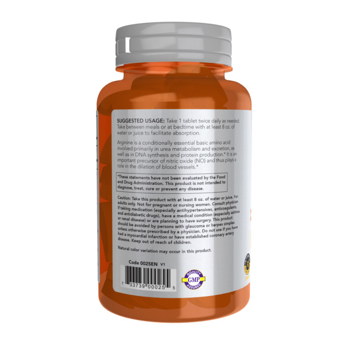 Arginine 1000mg - 180 tabs — офіційна ціна та характеристики