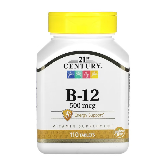 B-12 500 mcg - 110 tabs — офіційна ціна та характеристики