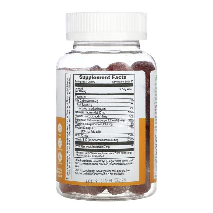 B Complex + Vitamin C Adult - 60 gummies — офіційна ціна та характеристики