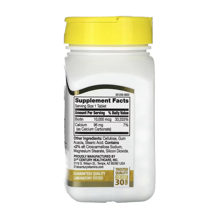 Biotin 10,000 mcg - 360 tabs — офіційна ціна та характеристики