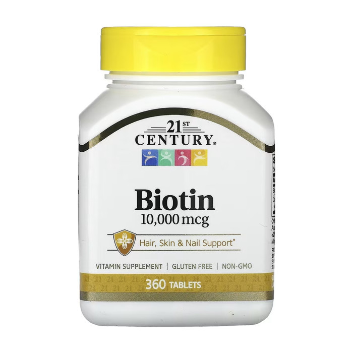 Biotin 10,000 mcg - 360 tabs — офіційна ціна та характеристики
