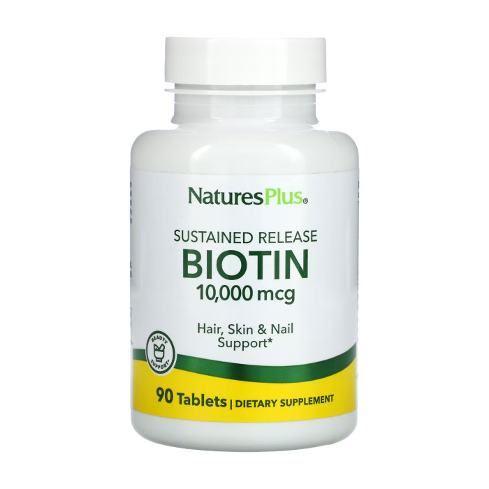 Biotin 10000 mcg - 90 tabs — офіційна ціна та характеристики