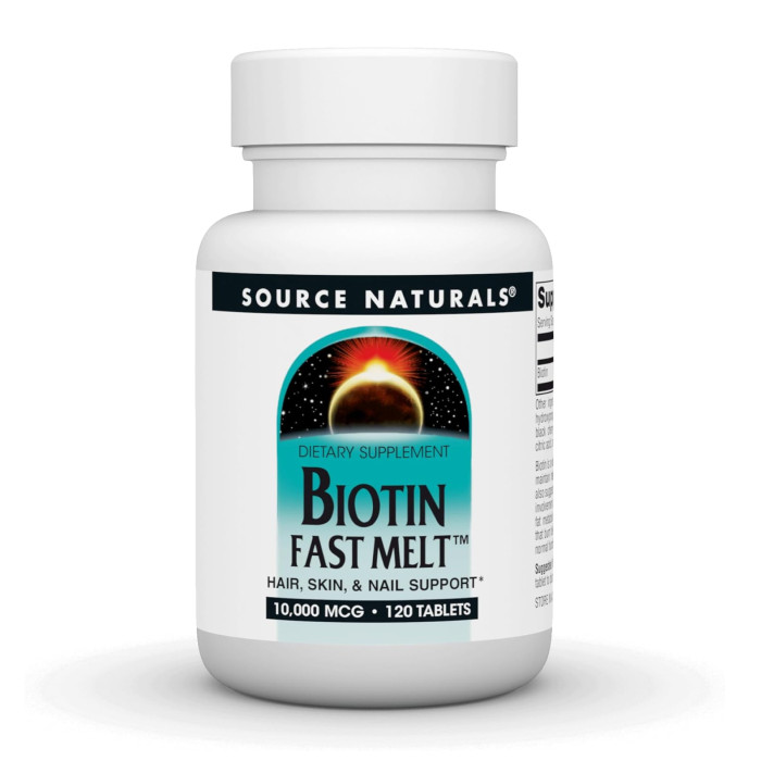 Biotin Fast Melt 10000 mcg - 120 tabs — офіційна ціна та характеристики
