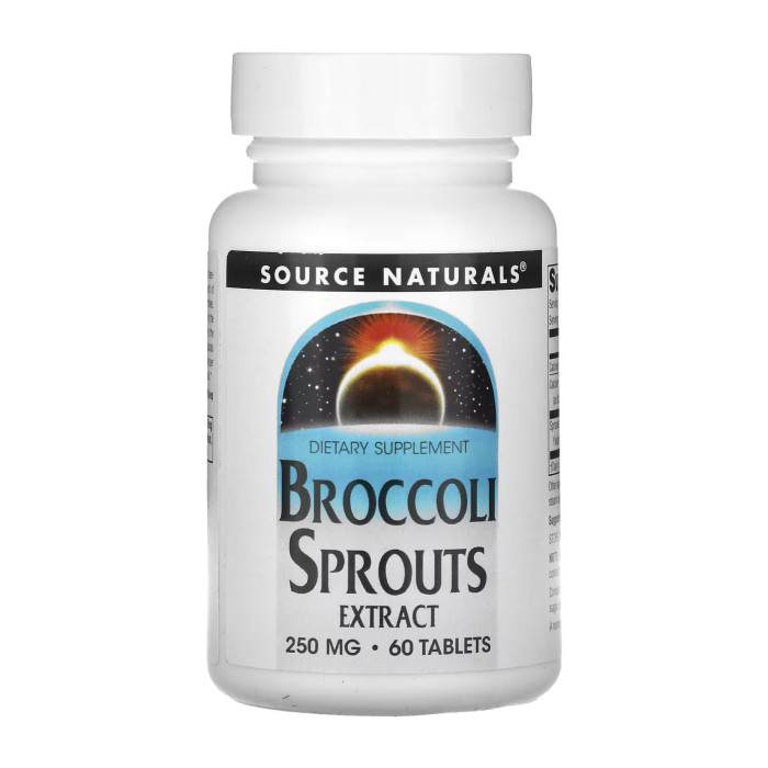 Broccoli Sprouts Extract 250mg - 60 tabs — офіційна ціна та характеристики