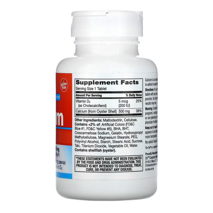Calcium 500 mg + D3 - 90 tabs — офіційна ціна та характеристики