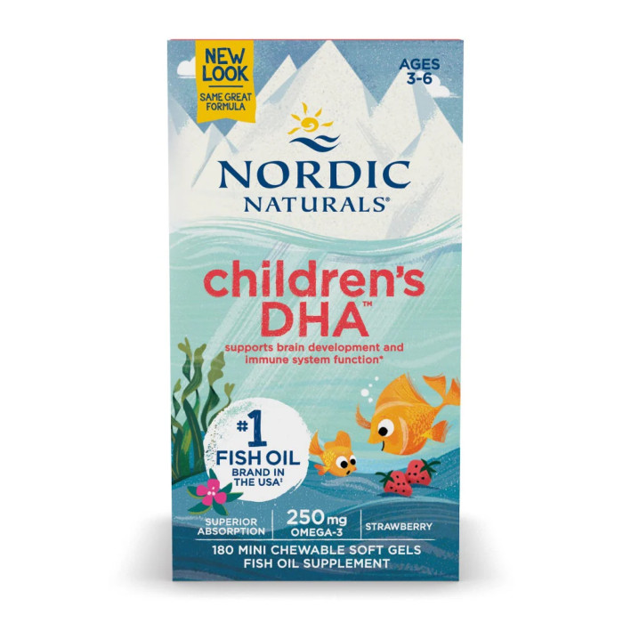 Children's DHA - 180 mini softgels — офіційна ціна та характеристики