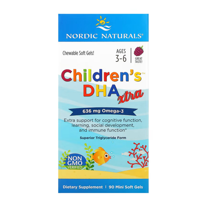 Children's DHA Xtra - 90 mini softgels — офіційна ціна та характеристики
