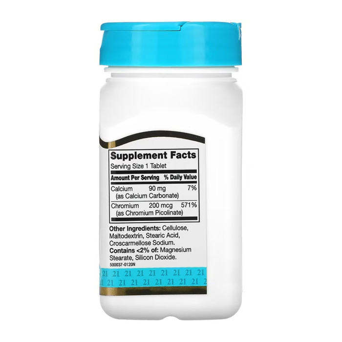 Chromium Picolinate 200 mcg - 100 tabs