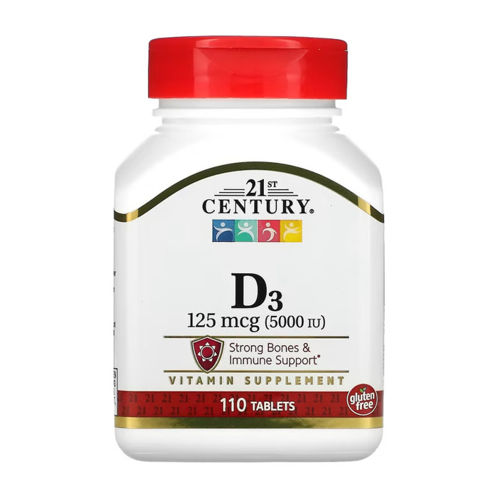D3 125 mcg (5000 IU) - 110 tabs — офіційна ціна та характеристики