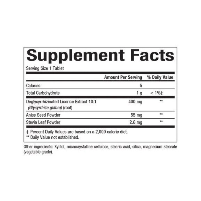 DGL 400mg - 90 tabs — офіційна ціна та характеристики