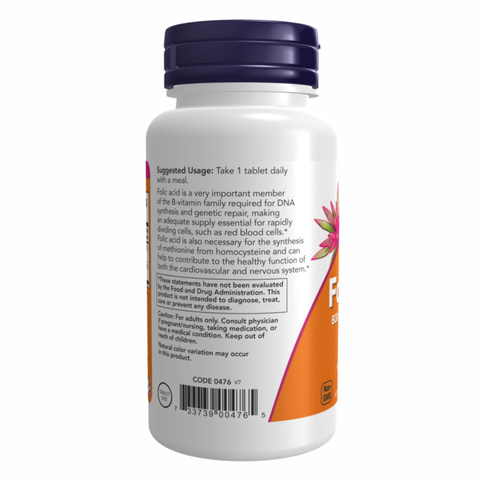 Folic Acid 800mcg - 250 tabs — офіційна ціна та характеристики