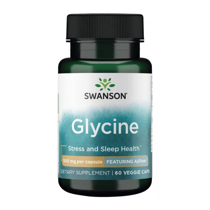 Glycine 500mg - 60 vcaps — офіційна ціна та характеристики
