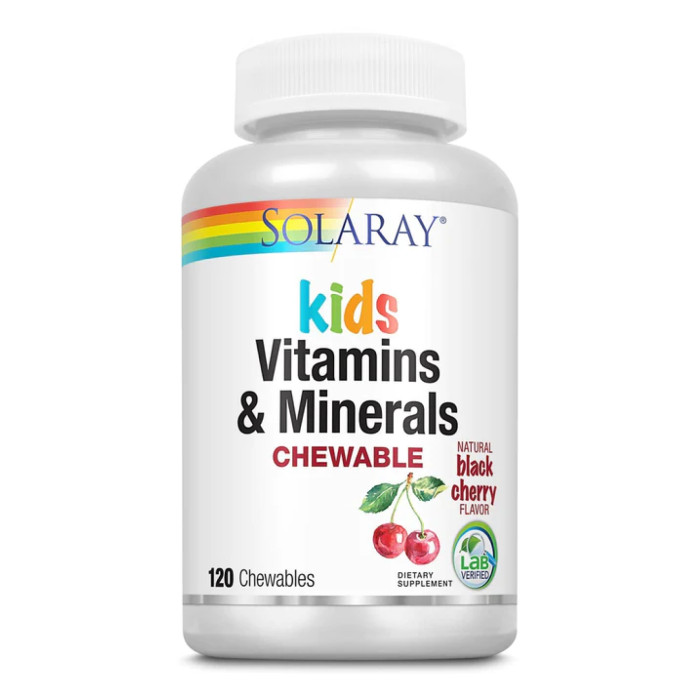 Kids Vitamins & Minerals - 120 chewables Black Cherry — офіційна ціна та характеристики
