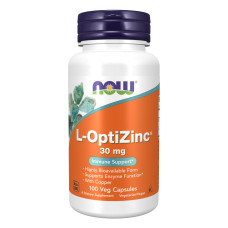 L-Optizinc(R) 30mg+Copper - 100 vcaps (Пошкоджена банка)