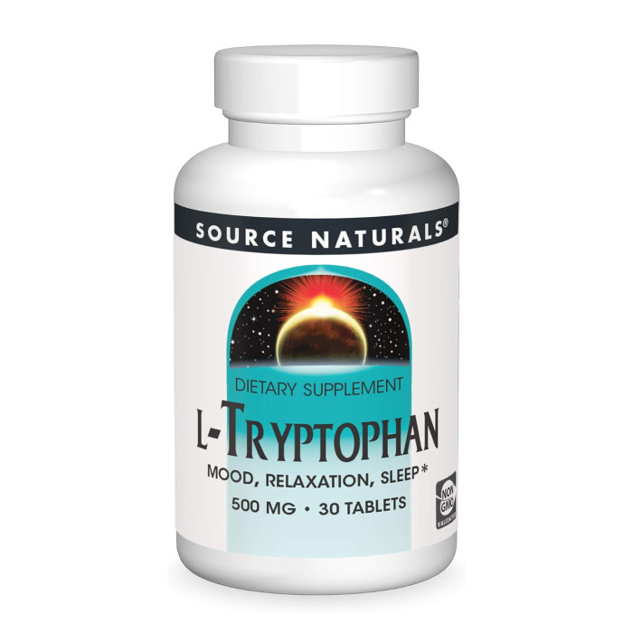 L-Tryptophan 500 mg - 30 tabs — офіційна ціна та характеристики