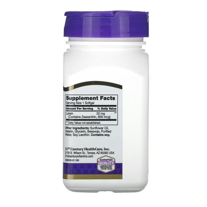 Lutein 20 mg - 60 softgels