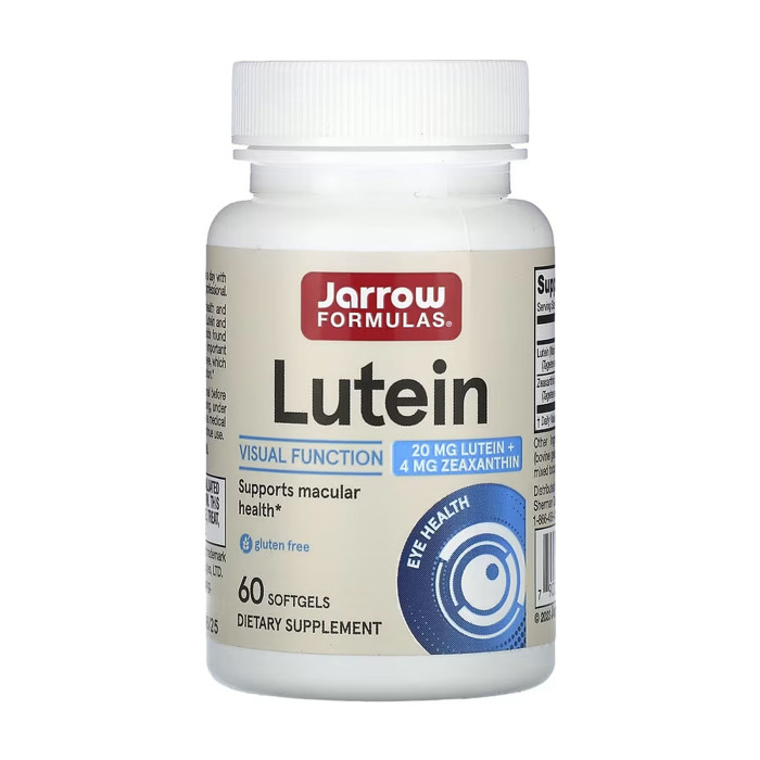 Lutein 20mg - 60 softgels — офіційна ціна та характеристики