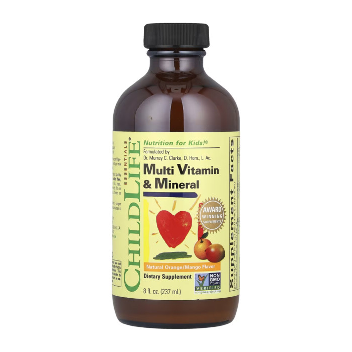 Multi Vitamin & Mineral - 237ml Natural Orange Mango (До 08.26)