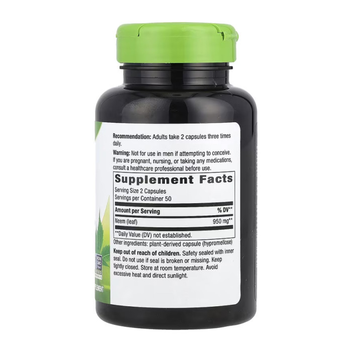 Neem Leaf - 100 vcaps — офіційна ціна та характеристики
