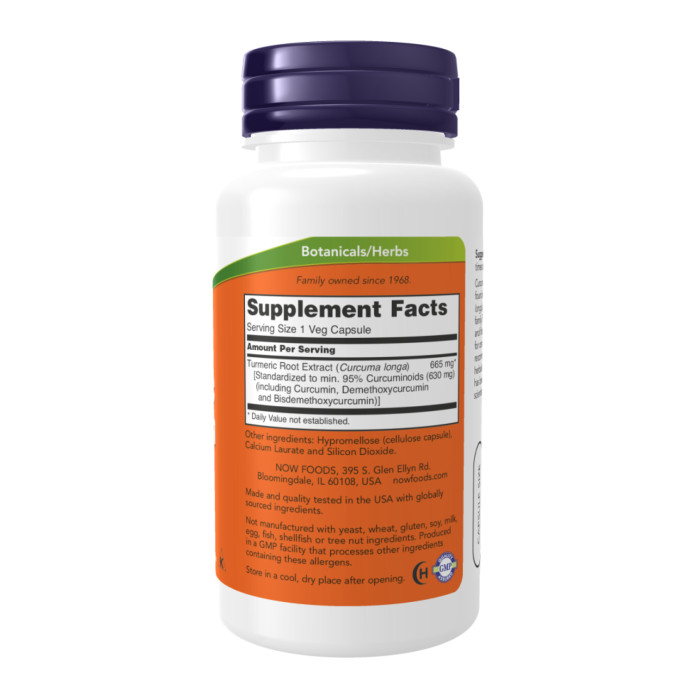 Turmeric Curcumin - 60 vcaps — офіційна ціна та характеристики