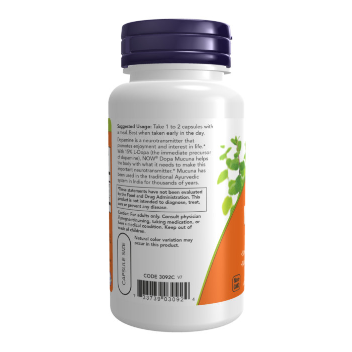 Dopa Mucuna - 180 vcaps — офіційна ціна та характеристики