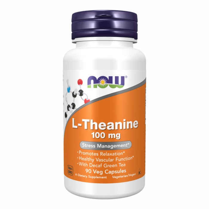 L-Theanine 100mg - 90 vcaps — офіційна ціна та характеристики