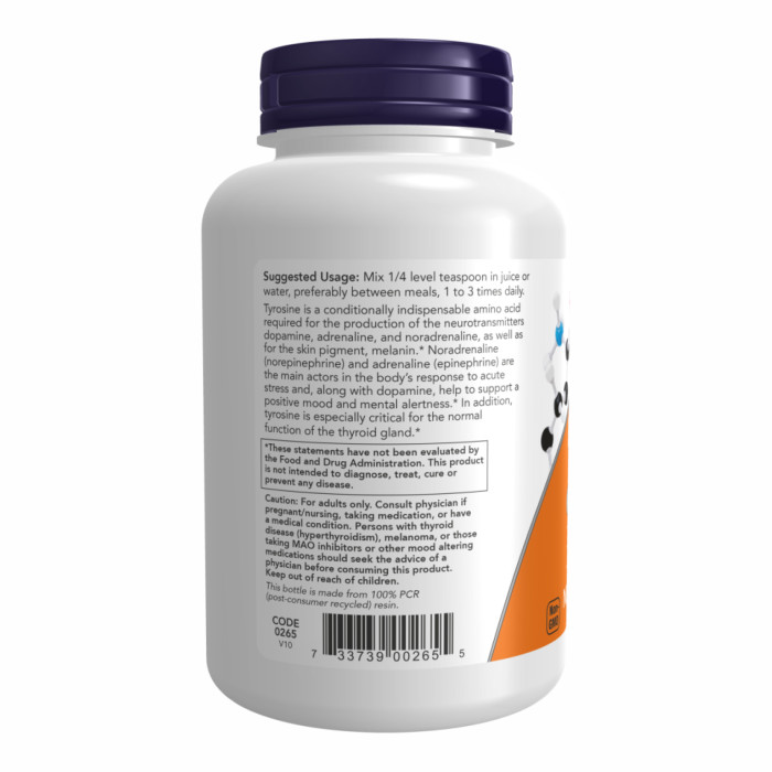 L-Tyrosine Powder - 113g — офіційна ціна та характеристики