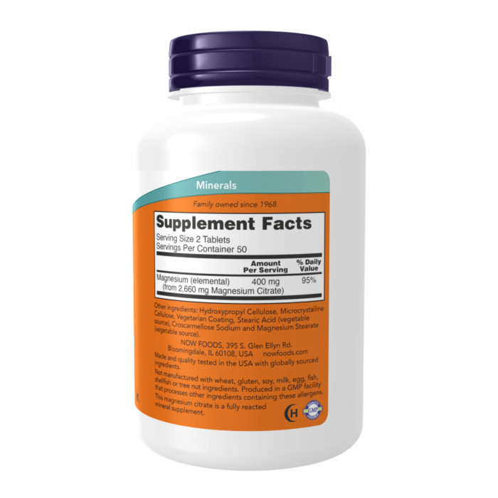 Magnesium Citrate 200mg - 250 tabs — офіційна ціна та характеристики