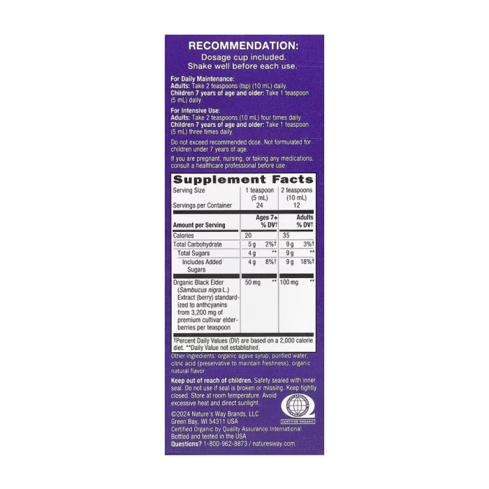 Organic Sambucus Original - 4 oz