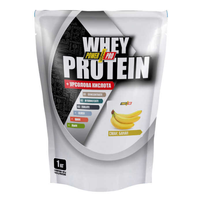 Whey Protein - 1000g Banana — офіційна ціна та характеристики