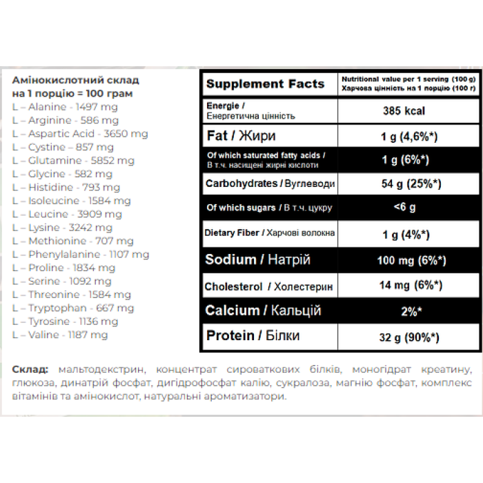 Super Mass Gainer - 2000g Forest fruit — офіційна ціна та характеристики