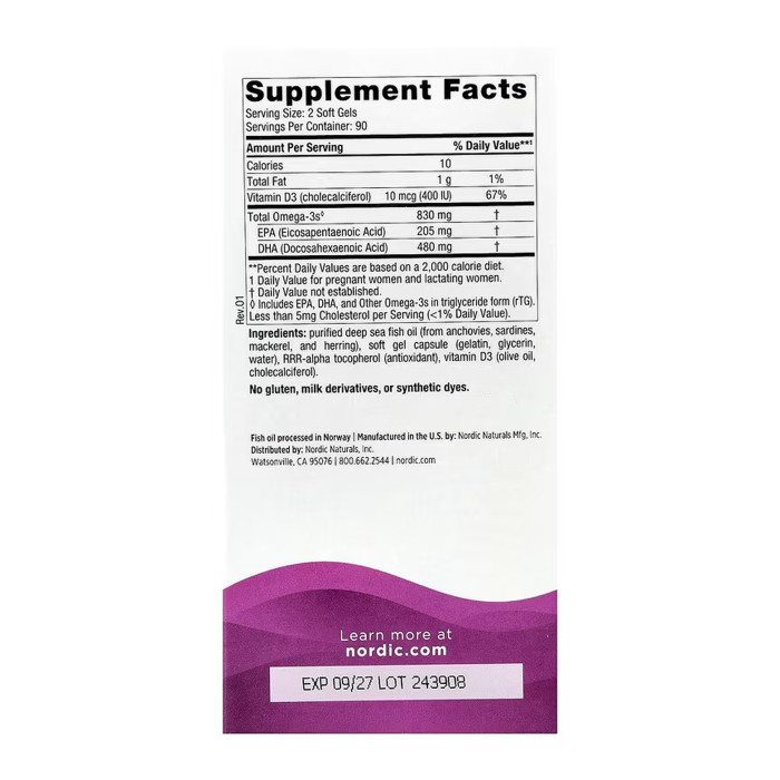 Prenatal DHA - 180 softgels — офіційна ціна та характеристики