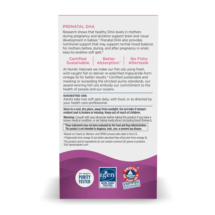Prenatal DHA - 90 softgels Unflavored — офіційна ціна та характеристики
